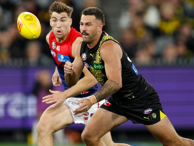 Is Jack Graham a commodity the Tigers can move on? Picture: Dylan Burns/AFL Photos via Getty Images.