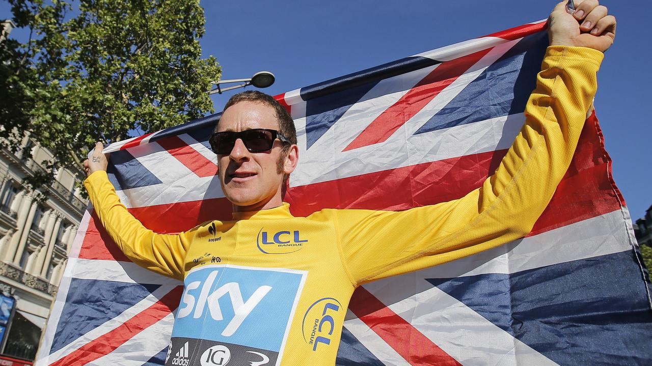 Bradley Wiggins is now in a better place. AP Photo/Christophe Ena.