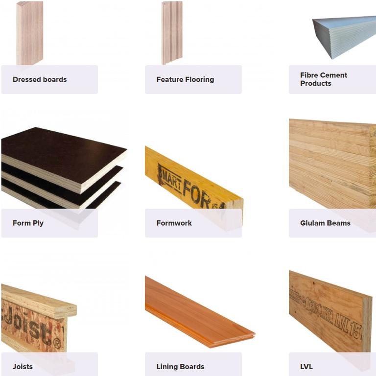 Products available from Tilling Timber Townsville. Picture: Supplied.