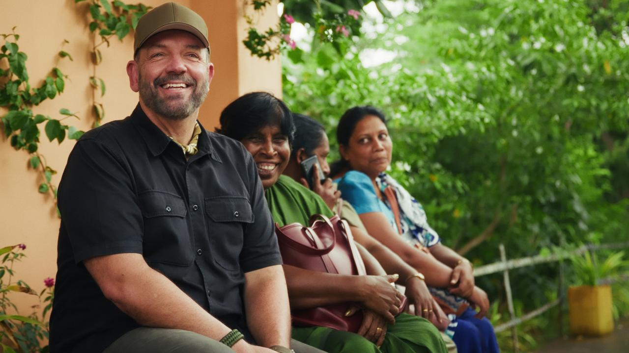 World Vision Australia CEO Daniel Wordsworth in Sri Lanka. Picture: Supplied