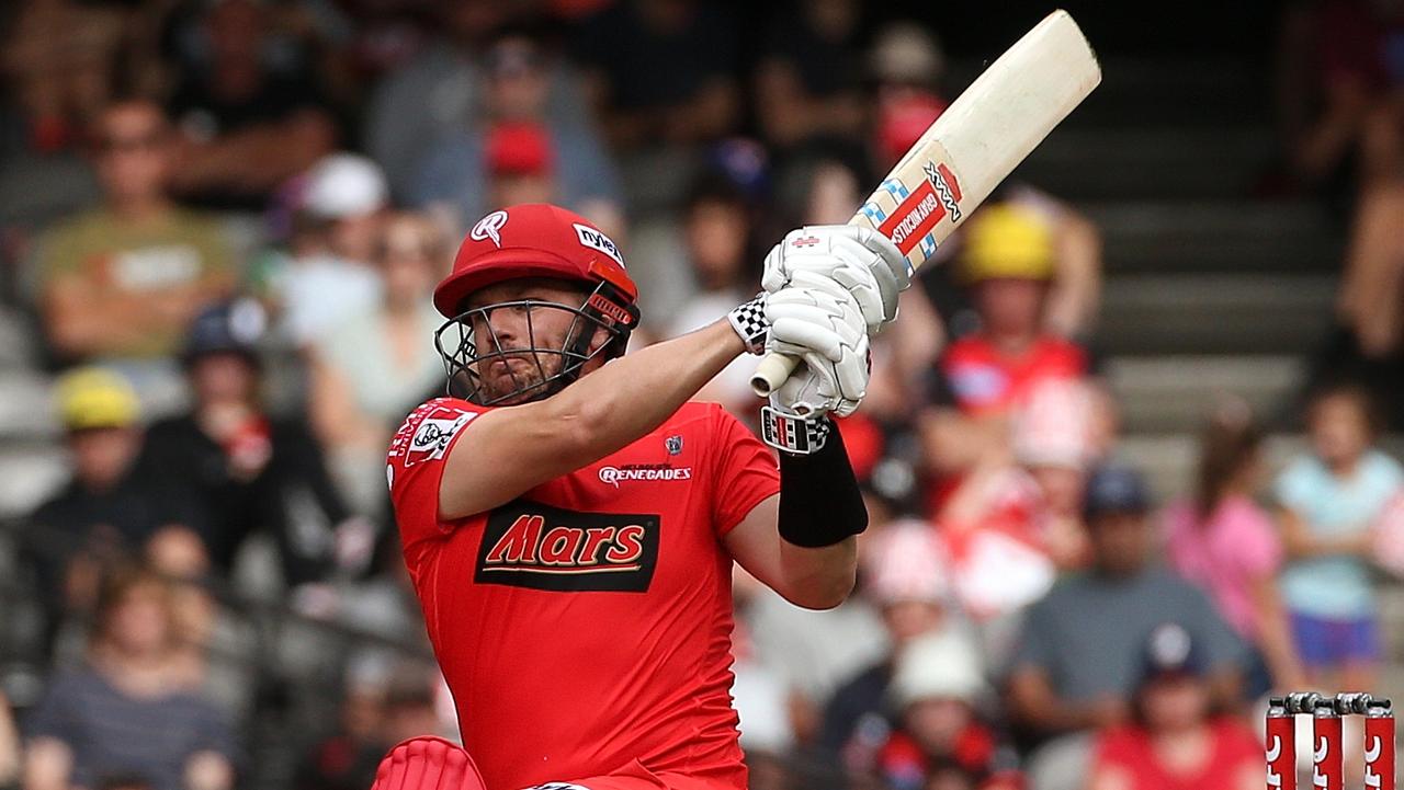 Aaron Finch is likely to be among the top runscorers in BBL10. Picture: Hamish Blair/AAP