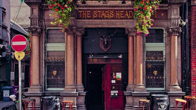 The Stag's Head in Dublin. From Beyond the Cobblestones in Dublin, Hardie Grant