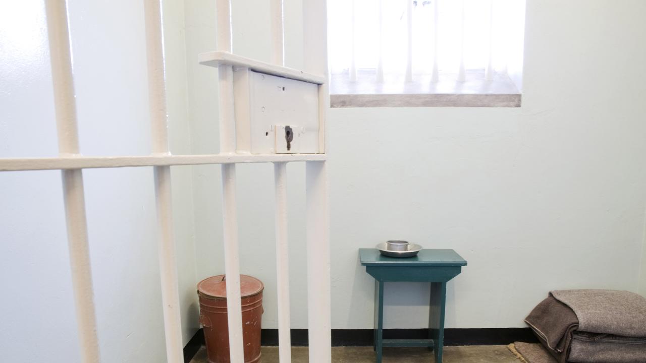 Nelson Mandela's former prison cell at Robben Island. Picture: AAP Image/Supplied by South African Tourism.