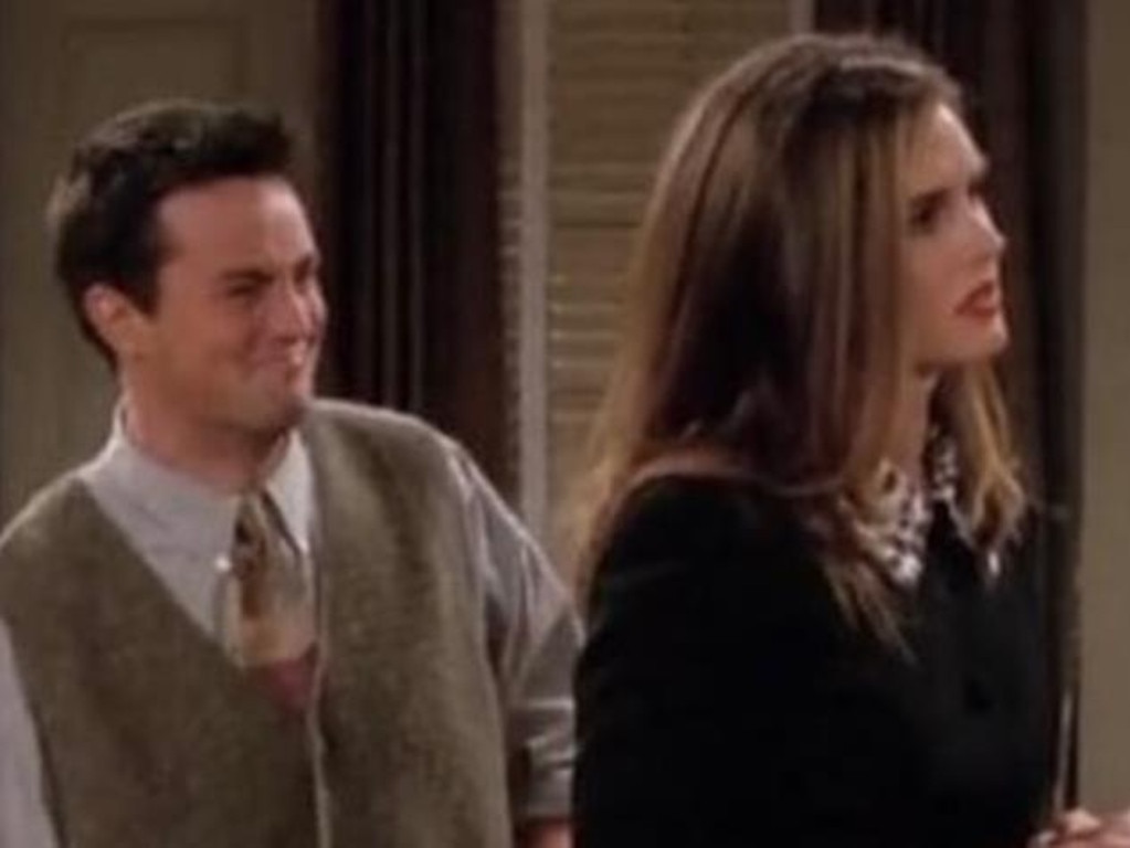 Brooke Shields posted a clip from one of her scenes on Friends as she paid tribute to Matthew Perry. Picture: Instagram