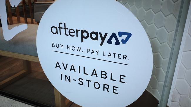 Buy now pay later market leader Afterpay has made it into the top 20. Picture: Derek Rose/AAP