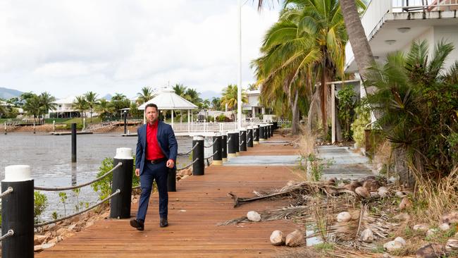 Hinchinbrook MP Nick Dametto at Port Hinchinbrook. Picture: Supplied