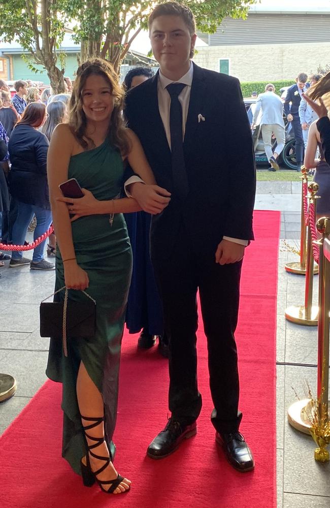 Students dressed to impress at the 2022 Beerwah State High formal.