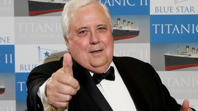 Clive Palmer in Cairns. Picture: Stewart McLean