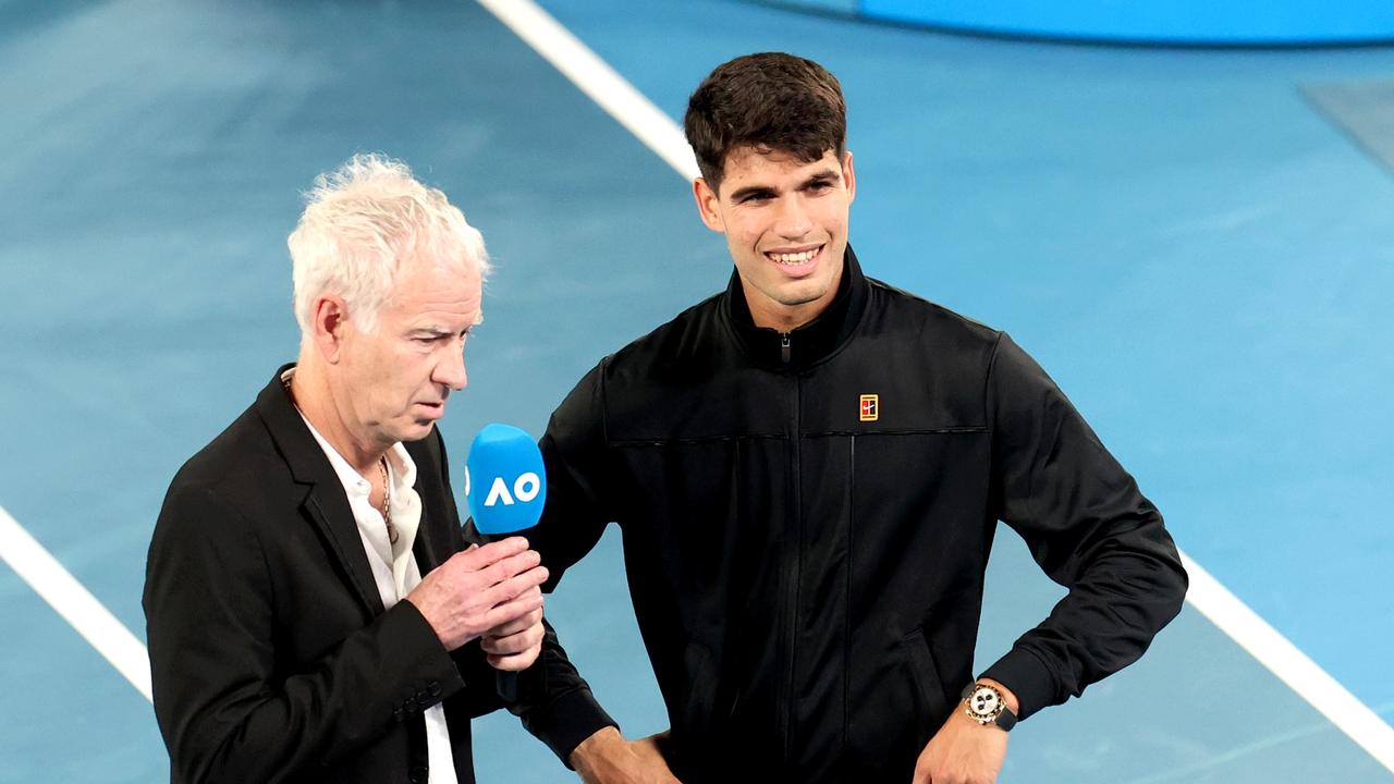 It’s Carlos, John. Carlos Alcaraz. He’s kind of a big deal. (Photo by Kelly Defina/Getty Images)