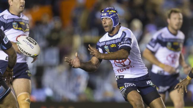 Johnathan Thurston played his final game in Sydney. (AAP Image/Craig Golding)