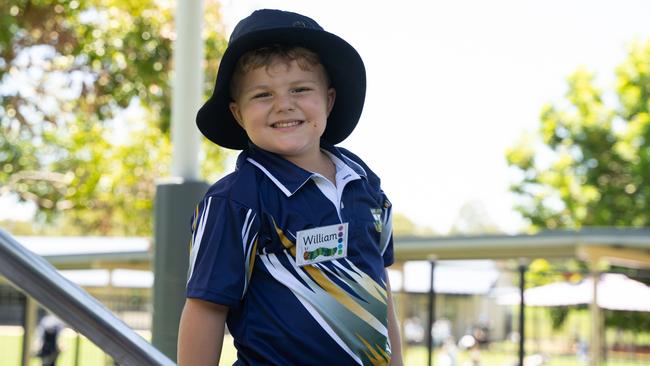 William Soanes at Victory College's first day of class. January 22,2024. Picture: Christine Schindler