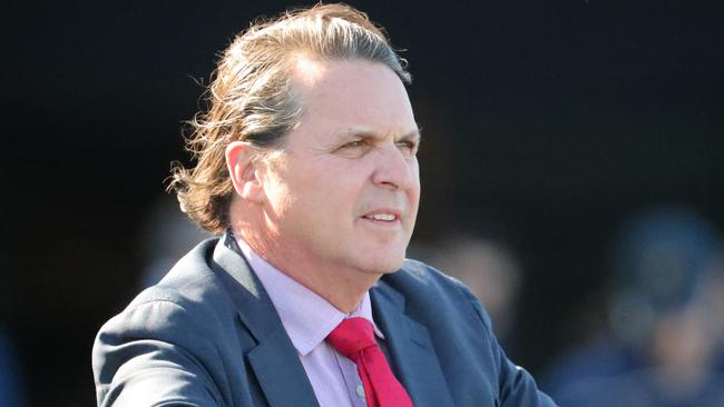 SYDNEY, AUSTRALIA - APRIL 08: Trainer Richard Freedman is seen in  Race 6 The Star Australian Oaks during The Star Championship Day 2: Longines Queen Elizabeth Stakes Day - Sydney Racing at Royal Randwick Racecourse on April 08, 2023 in Sydney, Australia. (Photo by Jeremy Ng/Getty Images)