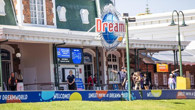 A woman has been mauled by a tiger at Dreamworld. Picture: Nigel Hallett