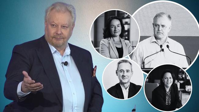 Pictured clockwise from main, WiseTech founder Richard White and directors who have resigned: Fiona Pak-Poy, Richard Dammery, Lisa Brock and Michael Malone