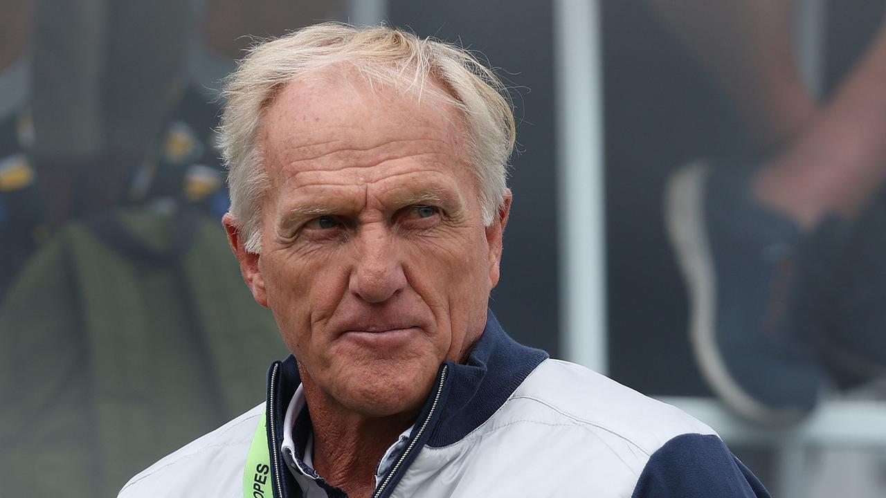 ST ALBANS, ENGLAND - JUNE 09: LIV Golf CEO Greg Norman pictured during day one of the LIV Golf Invitational at The Centurion Club on June 09, 2022 in St Albans, England. (Photo by Matthew Lewis/Getty Images)