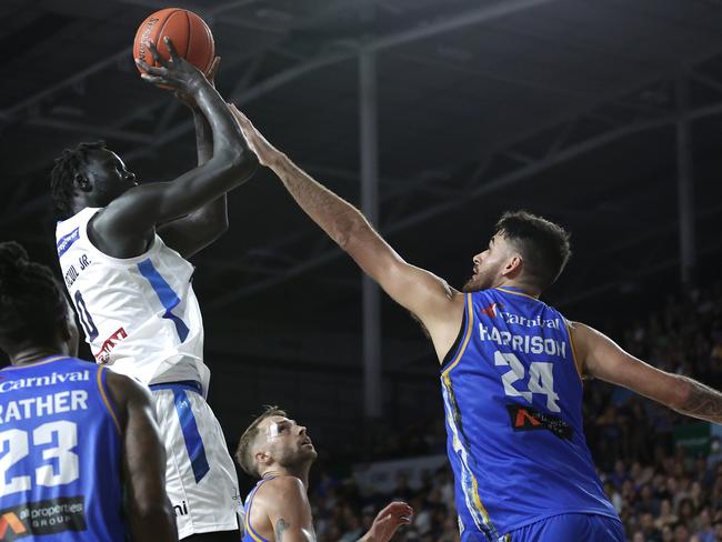 Jo Lual-Acuil Jr returned to the United line up with a massive bang, dropping 33 in his first game back. Picture: Russell Freeman/Getty Images