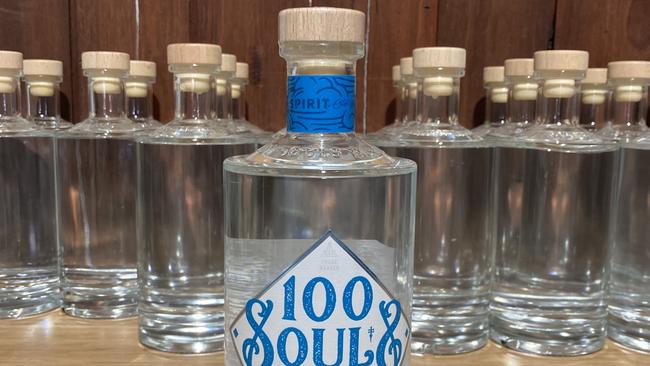 Bespoke 100 Souls bottles created for the Artemis Wines and Distillery range.