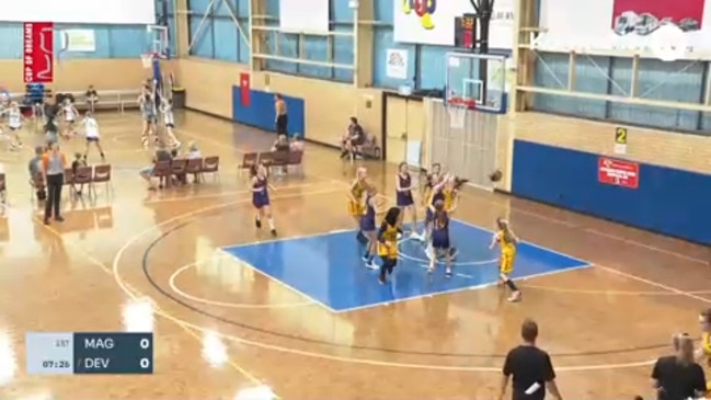 Replay: Australian Country Junior Basketball Cup Day 2 - SA Magpies v Tas Devils (U14 Girls)