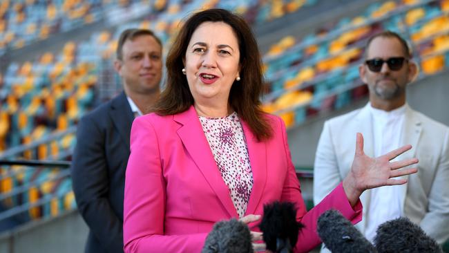 Premier Annastacia Palaszczuk has urged businesses right across the state to take advantage of a Brisbane Olympics. Picture: NCA NewsWire / Dan Peled