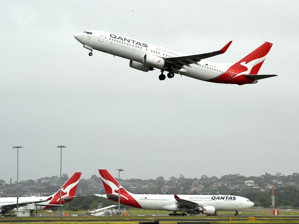 The incident occurred on the QF703 flight, which departed from Cairns to Melbourne at 2:10pm on Tuesday.