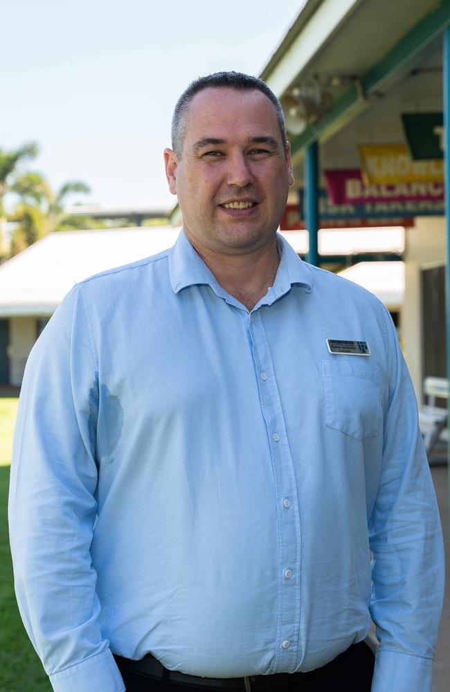 Good Shepherd Lutheran College principal Matthew Qualischefski said the greatest part of teaching primary school children was watching them grow and develop. Picture: Pema Tamang Pakhrin