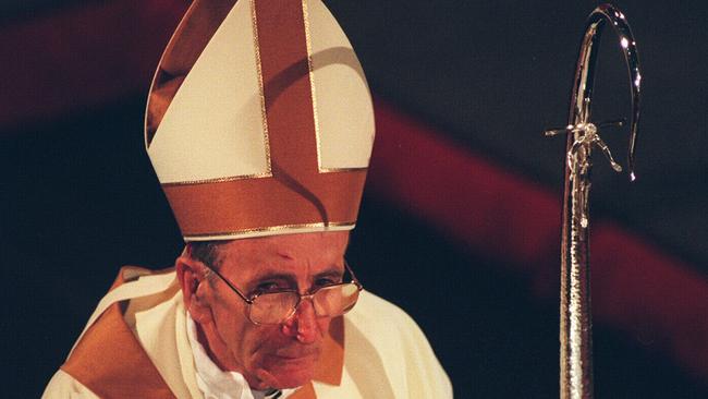 16/8/96: Melbourne Archibishop Frank Little the outgoing Bishop. /religion-roman catholic