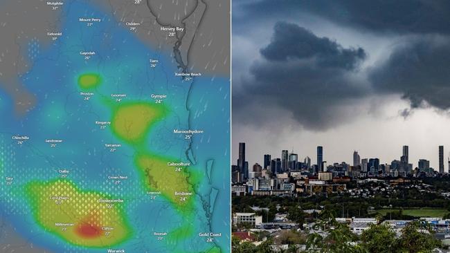 Southeast Queensland has been drenched by a slow moving system.