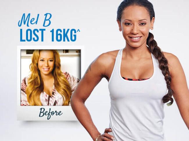 Mel B is an ambassador for Jenny Craig.