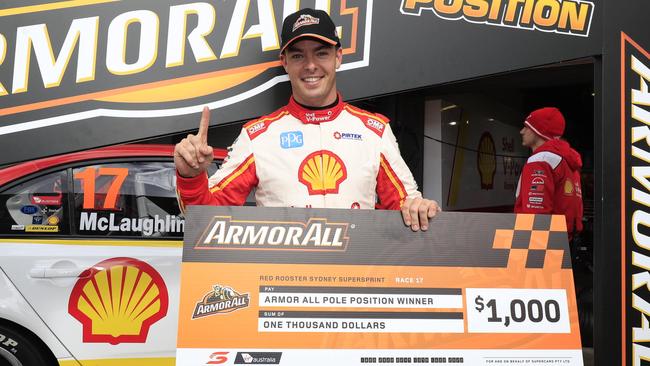 Scott McLaughlin. Red Rooster Sydney SuperSprint. Qualifying for Supercars Race 17. Pic: Mark Horsburgh.