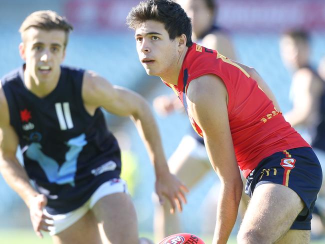 Ben Jarman (South Australia) South Australia v Vic Metro, Under 18 Football Championships, at Football Park. 19/06/16 Picture: Stephen Laffer