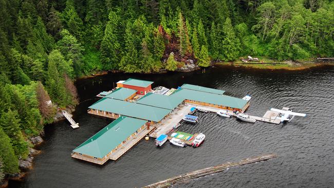 Knight Inlet Lodge in British Columbia.