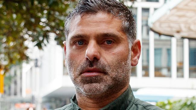 SYDNEY, AUSTRALIA - NewsWire Photos AUGUST 9, 2024: Marco Furia leaves the Downing Centre District Court on Friday. The high-flying businessman is accused of punching his girlfriend in the face. Picture: NewsWire / Nikki Short