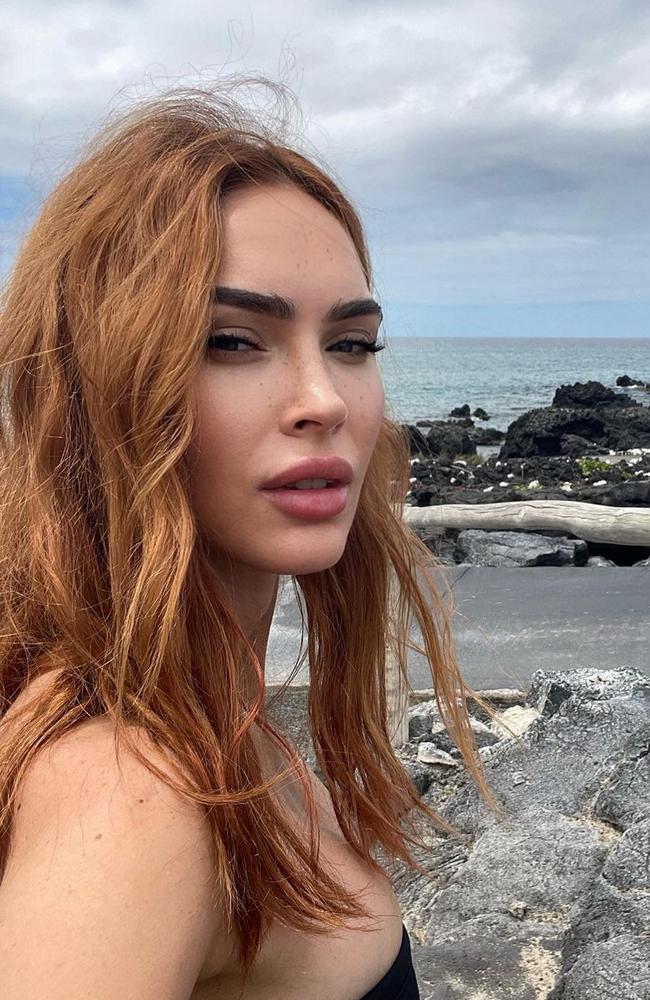 The actress appears to be enjoying some down time by the beach. Picture: Megan Fox/Instagram