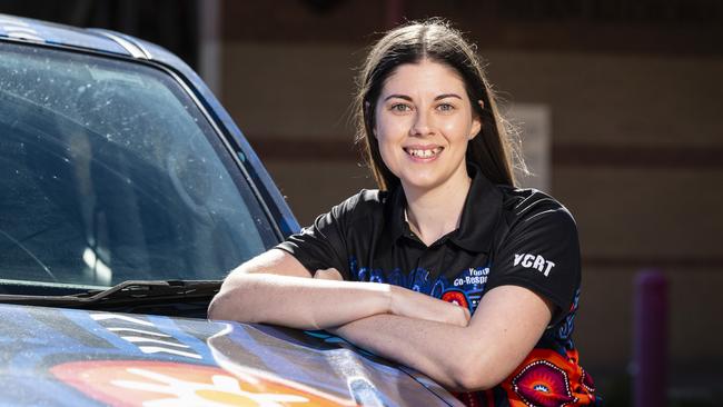 Toowoomba youth crime co-responder team leader Brooke Sanders discusses the rollout of the youth crime co-responder program. Picture: Kevin Farmer