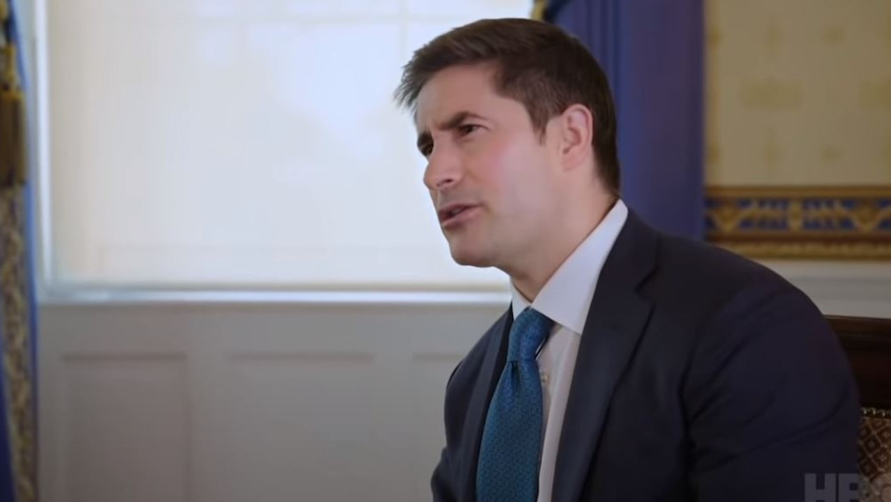 Jonathan Swan during his interview with President Trump.