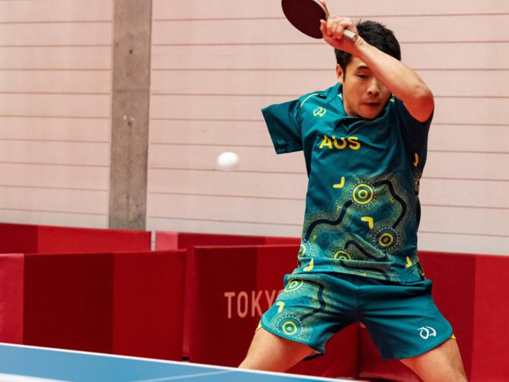 Lin Ma is part of Australia’s table tennis team.