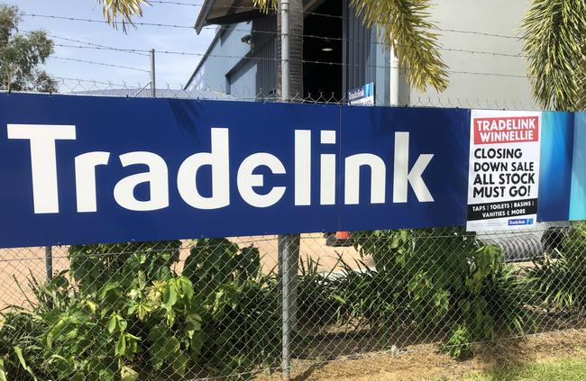 Tradelink are shutting their Winnellie store to focus on their remaining locations in Coconut Grove, Berrimah and Katherine. Picture: Raphaella Saroukos