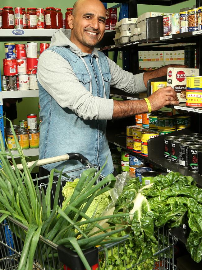 The Foodbank will be receiving new supermarket style trolleys for members to use. Picture: Hamish Blair