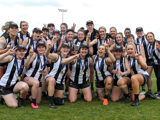 Claremont win the Division Two SFLW Grand Final.Picture: Linda Higginson / Solstice Digital