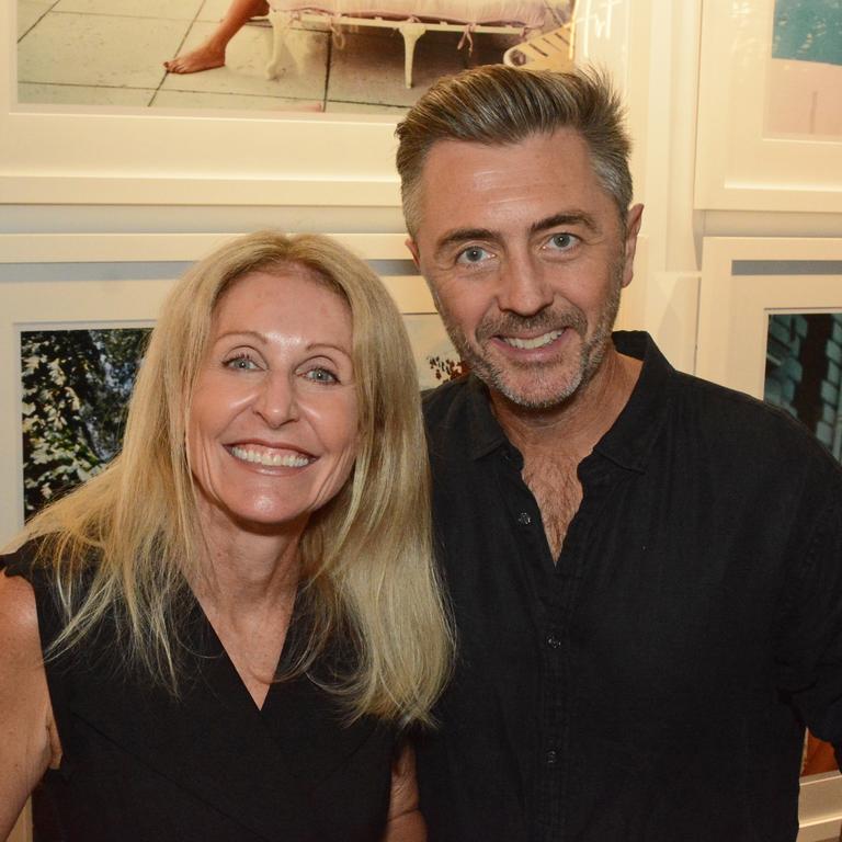 Karen Spooner and Jeff Barwick at the opening of FINEPRINTCO Luxury Art Bar at The Brickworks, Southport. Picture: Regina King