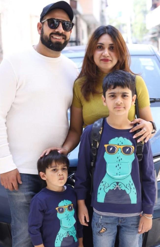 Vivek Bhatia and his 11-year-old son were killed killed, while his wife Ruchi and six-year-old son were injured but survived. Picture: Facebook