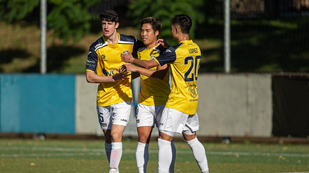 Hills United FC in the NPL NSW 2024. Picture: Brett Nielsen