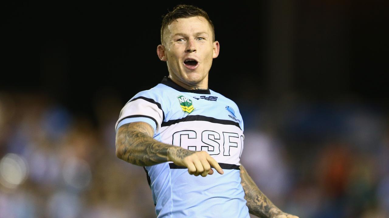 Todd Carney of the Sharks. Photo by Mark Kolbe/Getty Images.