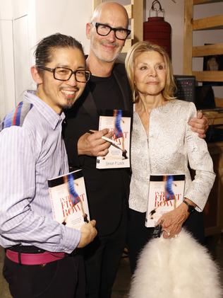 Designers Akira Isogawa and Carla Zampatti with founder Simon Lock.