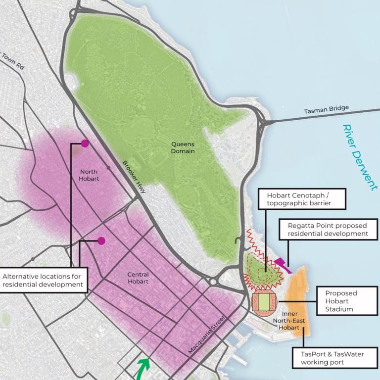 Proposal for housing at Regatta Ground.