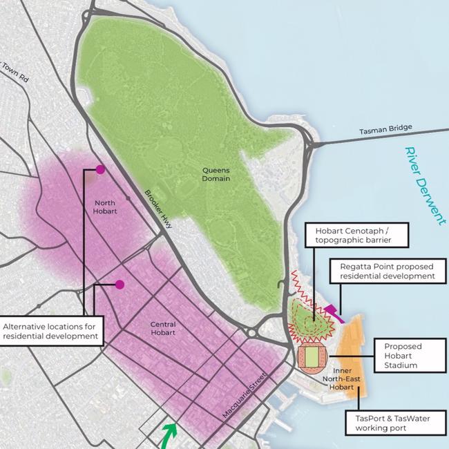 Proposal for housing at Regatta Ground.