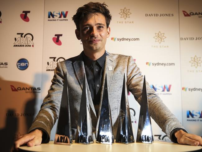 Flume blitzed the ARIA Awards, can he top the Hottest 100 as well? Picture: Dylan Robinson