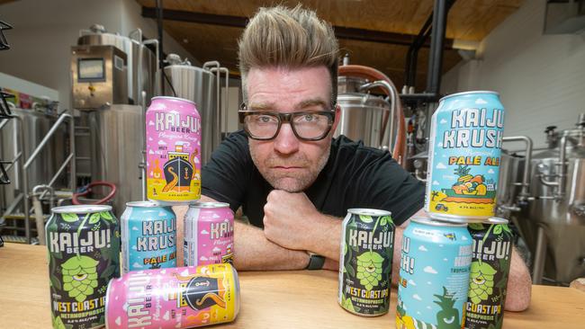 Melbourne craft beer brewer Kaiju has been saved from liquidation after striking a deal with creditors. Picture: Tony Gough