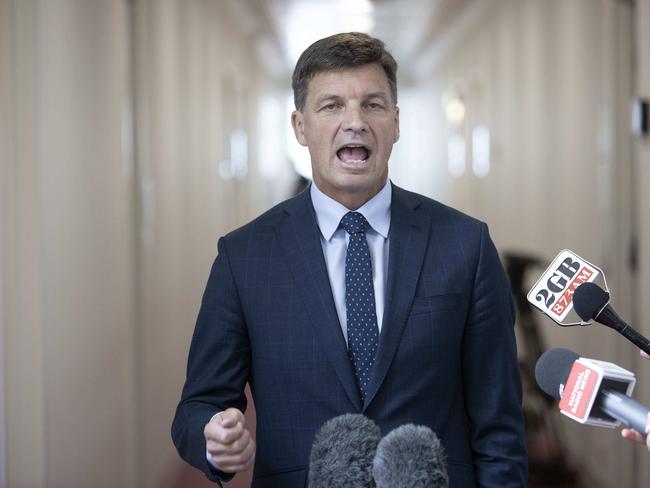 Energy Minister Angus Taylor today. Picture: NCA NewsWire / Gary Ramage