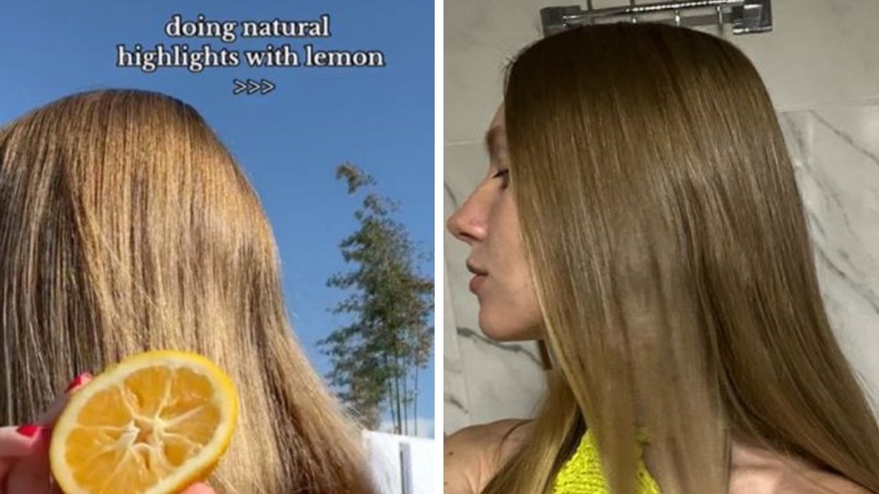 Hairdresser slams lemon juice hair lightening hack news Australia s leading news site